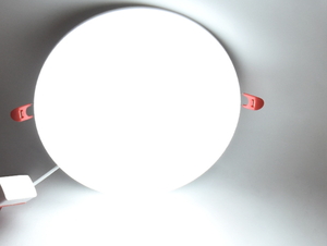 Luz de techo redonda empotrada, Panel de luz Led sin marco, cuadrado, tamaño de agujero recortado - Product Image 5