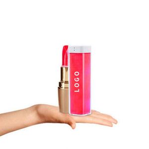 Custom <b>Portable</b> Power Bank Outdoor <b>Charger</b> Print Promotion <b>Lipstick</b> Powerbank with Logo - Product Image 2