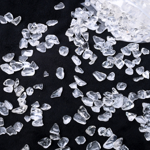 Cristales Transparentes de 5-7 mm al por Mayor, Cuarzo Natural Pulido, Gravas de Cristal de Diferentes Niveles para Decoración - Product Image 1