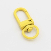Porte-clés en métal et pendentif arc-en-ciel pour accessoires de bijoux gay et lesbiens, accessoires de sac, porte-clés de remorque, mousqueton pivotant