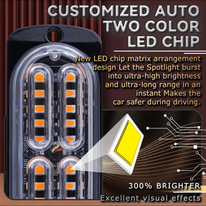 Lelanpu Vente Chaude Feux de <span class=keywords><strong>Recul</strong></span> et de Remplacement pour Camion et Remorque, 20 LED, Feux Latéraux de Pare-chocs, Feux Clignotants LED pour Camion - Product Image 6