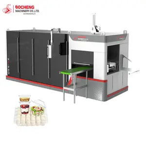 PP宠物餐具3工位自动塑料一次性产品热成型制造机