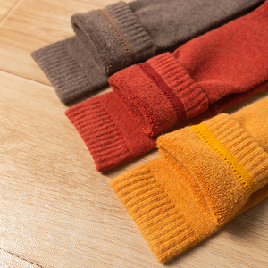 <span class=keywords><strong>Calze</strong></span> al Ginocchio Ultra Spesse 10% Lana per Donna, Logo Personalizzato, <span class=keywords><strong>Calze</strong></span> <span class=keywords><strong>Termiche</strong></span> in Cashmere per Ragazze, <span class=keywords><strong>Calze</strong></span> Lunghe Invernali - Product Image 5