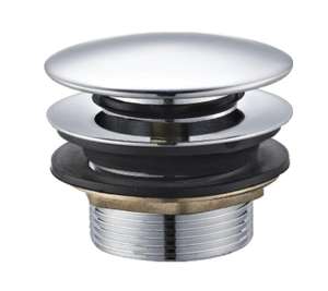 Residuos emergentes de baño de latón de 1 a 2 pulgadas con tapón de seta, <span class=keywords><strong>válvula</strong></span> de drenaje de lavabo <span class=keywords><strong>Click</strong></span> <span class=keywords><strong>Clack</strong></span> para bañera, 40mm - Product Image 2