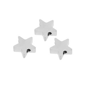 Étoile à cinq branches en forme de coeur <span class=keywords><strong>amour</strong></span> perles perforées Bracelet collier perles séparées <span class=keywords><strong>pour</strong></span> bijoux à bricoler soi-même faisant des accessoires - Product Image 6