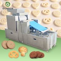 Machine de formage de biscuits à rouleaux rotatifs pour biscuits salés animaux et galettes de pêche, avec petit presseur