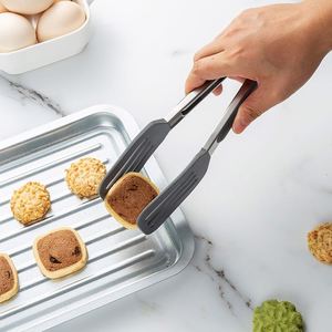 Pinces à nourriture en silicone antidérapantes, ustensile de cuisine, pinces à nourriture pour barbecue, cuisson et grillades - Product Image 6