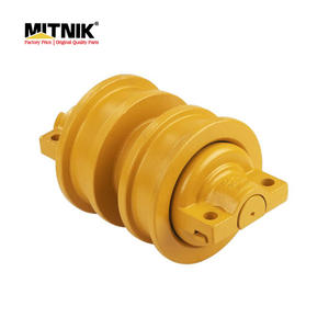 Rouleau de chenille à double bride durable et traité thermiquement pour chenilles de bulldozer D6M D6K, adapté aux travaux de terrassement - Product Image 3