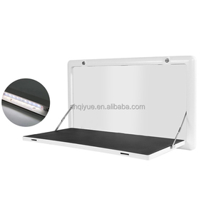 Nhôm gấp Dã Ngoại bảng RV <span class=keywords><strong>Caravan</strong></span> bên lưu trữ Giá Cắm trại bảng với đèn LED - Product Image 2