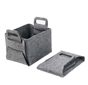 Felt Storage Bags Organizer Car Storage box Toy Storage Bin