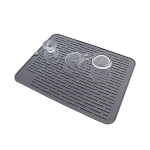 Heat Resistant Kitchen Utensils Draining <b>Mat</b> Foldable <b>Silicone</b> Dish Drying <b>Mat</b> for Counter Top - Product Image 6