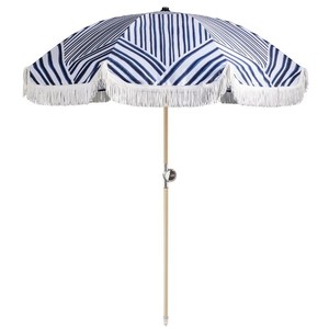 <span class=keywords><strong>Parasol</strong></span> <span class=keywords><strong>de</strong></span> <span class=keywords><strong>plage</strong></span> <span class=keywords><strong>de</strong></span> luxe 2025 en bois, personnalisé, rayé marine, en polyester et coton, avec franges, coupe-vent, nouveau design - Product Image 4
