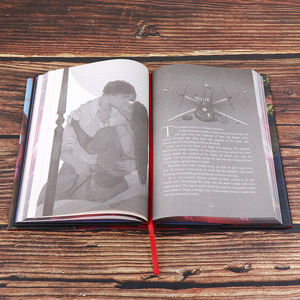 Custom Hardcover Sprayed Edge Novel <b>Book</b> Printing Author Storybook Publishing Case Bound Romance Fiction OEM ODM - Product Image 6
