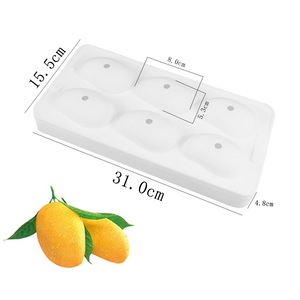 Moldes de Silicona para Pasteles de Gelatina <span class=keywords><strong>con</strong></span> Forma de Frutas Variadas, Moldes para Helados y Pudines, Moldes para <span class=keywords><strong>Chocolate</strong></span> para Hornear, Libres de BPA - Product Image 5
