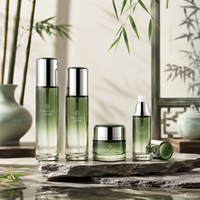 Bouteilles d'huile capillaire de luxe de haute qualité, flacons de lotion essentielle premium, pots et bouteilles en verre doré vides 30 40 50 100 120ml 50g
