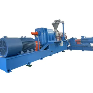 Waste plastic recycle pe pp granulator Two stage plastic pelletizing line reciclado de plastico