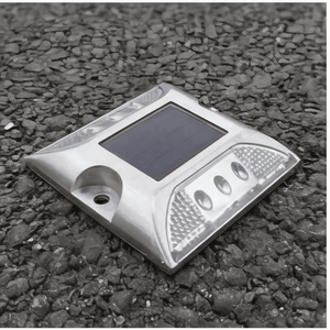 Marqueur de chaussée réfléchissant LED en aluminium étanche IP68, borne solaire pour la sécurité routière - Product Image 4