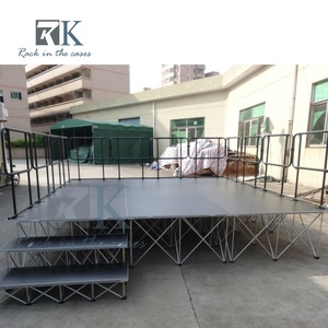 Folding Aluminum <b>Stage</b> <b>Platform</b> Portable Event Wedding <b>Stage</b> Floor Mounting Lightweight Outdoor <b>Stage</b> - Product Image 2