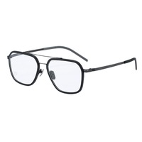 Lunettes classiques bleues anti-lumière et anti-reflets pour hommes, en métal, bloquant la lumière bleue pour ordinateur