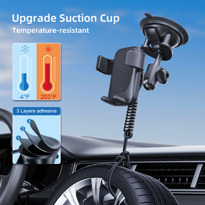 Support de téléphone portable pour tableau de bord de voiture, support de téléphone de bureau, support de téléphone robuste à ventouse puissante, best-seller - Product Image 2