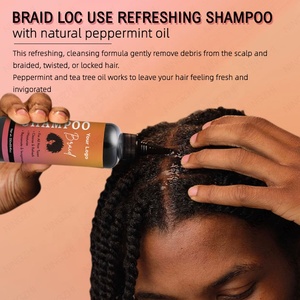 Custom Package No Rinse for Locs Twists Weaves Invigorate <strong>s</strong> Braid <strong>Shampoo</strong> - Product Image 4