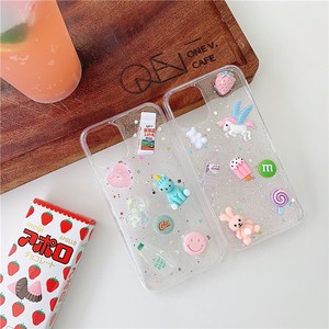 La creatividad 3D de dibujos animados pegamento epoxi goteando Gel transparente TPU funda protectora para iphone 11 - Product Image 1
