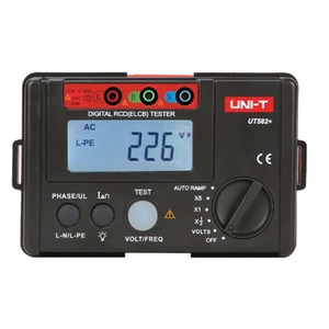 Uni-T Ut582 + ดิจิตอล RCD (elcb) ทดสอบการรั่วไหลของวงจรทดสอบแรงดันไฟฟ้าลาดอัตโนมัติ600V - Product Image 2