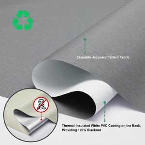 Oscurecimiento de la habitación Sala de estar Enrollar persianas enrollables manuales Cortina, persianas enrollables turcas Material Cortinas opacas - Product Image 5