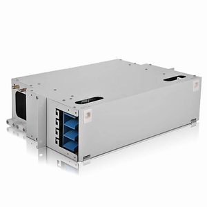 <b>Rack</b> Mount ODF Fiber Distribution Frame 48 Port SC Connector Modular Steel Panel Pull Out High Density Patch Cabinet - Product Image 5