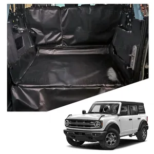 Waterdichte Hondenkofferbak Stoelhoes Auto Vloermat Met Kant Pet Cargo Cover Voering Koffer Pet Mat Voor Ford Bronco 4-deurs 2022 2023