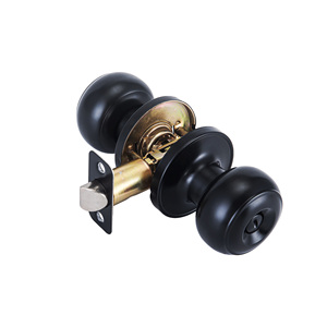 Poignées de porte tubulaires contemporaines en acier inoxydable étanches Maxal Residential, à clé identique pour porte d'entrée - Product Image 1