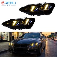 Phares LED style crocs de laser CREULI M4 pour BMW Série 4 G22 2021-2026, DRL bicolore, Plug & Play, Vente Flash