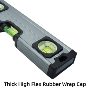 Nivel de burbuja mini de aleación de aluminio gris con imanes fuertes de alta precisión para medición horizontal y vertical, precio de fábrica - Product Image 4