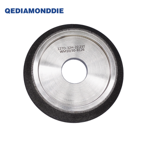 ใบเจียรเพชรเคลือบไฟฟ้า CBN ขนาด 127D X 22.2T สำหรับลับคมใบเลื่อยสายพาน - Product Image 1