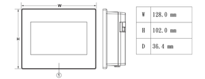 FA-TEK P5043SB ของแท้และใหม่ในสต็อก หน้าจอสัมผัส HMI อุตสาหกรรมความเร็วสูงขนาด 4.3 นิ้ว จอแสดงผลอินเทอร์เฟซระหว่างมนุษย์กับเครื่องจักร - Product Image 5