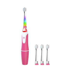 Luz Led, alimentado por batería, temporizador, funciona con niños, <span class=keywords><strong>cepillo</strong></span> de dientes para niños, <span class=keywords><strong>cepillo</strong></span> de dientes eléctrico sónico para niños y <span class=keywords><strong>niñas</strong></span> - Product Image 2