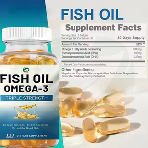Cápsulas de Aceite de Pescado OEM, Triple Potencia 2600mg EPA, Suplementos para la Salud del Corazón y el Cerebro, 1000mg Omega <span class=keywords><strong>3</strong></span> - Product Image 3