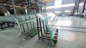 Vidrio templado curvo de seguridad de alta resistencia de fábrica de Guangdong para decoración de pared cortina de construcción para uso de panel eléctrico - Product Image 6