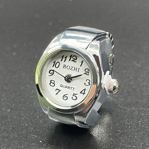Taille libre anneaux de luxe montres à quartz hommes femmes Couple bague montre dames mode anneau horloge relojes - Product Image 6