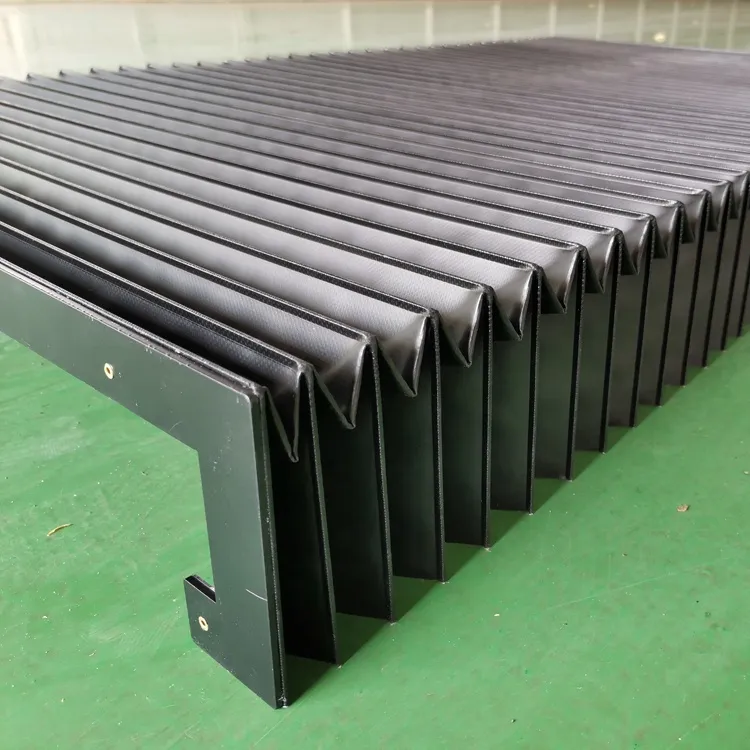 CNC Way Cover Customized Accordion Cover Folding Type Rubber Bellows Dust Cover