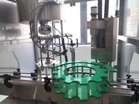 Machine d'emballage et de remplissage de bouteilles d'huile de lubrifiant de jus de fruits de mangue de boisson alimentaire à grande vitesse