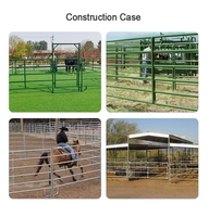 Paneles de Corral Metálicos Resistentes para Animales, Ganado, Cabras, Ovejas, Caballos, Paneles de Cerca Galvanizados para Ganado