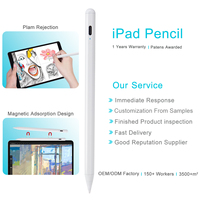 Fabrika kaynağı Tablet akıllı dokunmatik kalem hassas Palm ret Tilt fonksiyonu kalem Ipad hava Pro için çizim Stylus kalem Ipad için