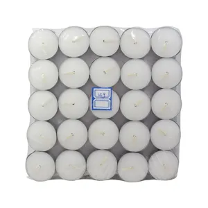 Factory Supply 100 Pack Unscented Paraffin Wax Tea Light Candle