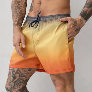 Custom Logo High Quality Surf Trunks Mens Beach Pants <b>Swim</b> <b>Shorts</b> 4 Way <b>Stretch</b> Boardshorts With Pockets - Product Image 1