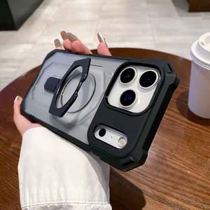 <span class=keywords><strong>Coque</strong></span> PC de luxe Explorer pour <span class=keywords><strong>iPhone</strong></span> 17 ProMax support magnétique entièrement recouvert <span class=keywords><strong>coque</strong></span> à quatre coins résistante aux chutes pour poignée de téléphone - Product Image 6