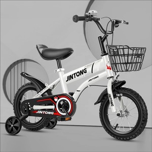Vélo pour enfant garçon, tout-petit, 12 pouces, cadre en acier carbone, frein à disque, roues d'apprentissage, panier <span class=keywords><strong>4</strong></span> roues, 3-12 <span class=keywords><strong>ans</strong></span>, extérieur - Product Image 5