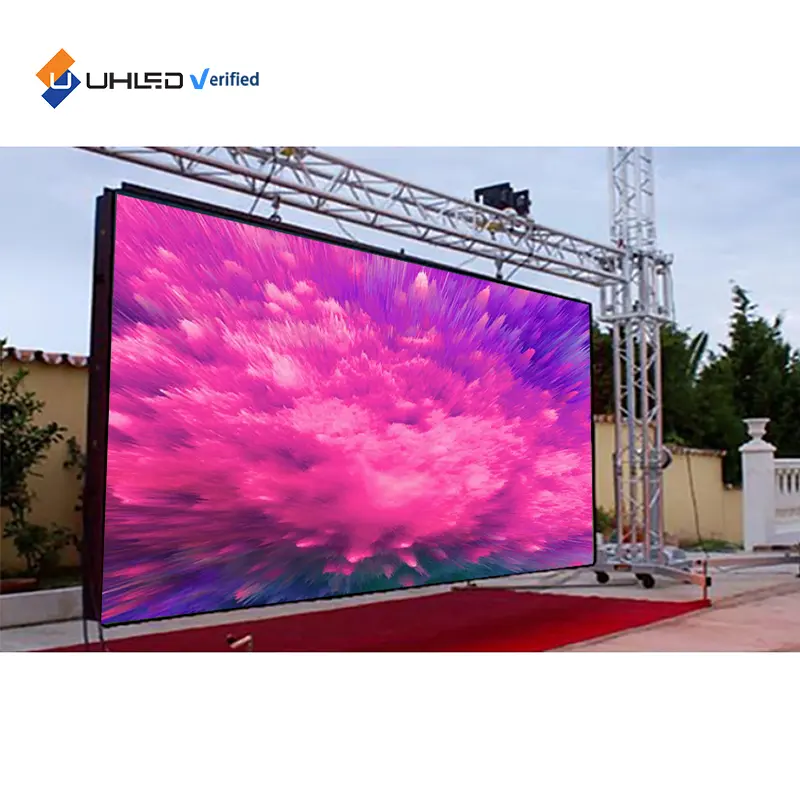 UHLED al aire libre P2.604MM escenario eventos pantalla Led Panel 500*500mm publicidad Video pared alquiler pantalla cartelera