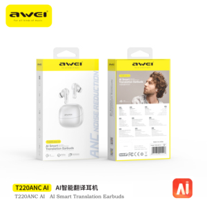 Tai nghe thông minh Awei dịch thuật đa ngôn ngữ thời gian thực, tích hợp trí tuệ nhân tạo - Product Image 6