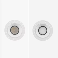 Venta caliente diseño trimless led downlight 360 cromo ajustable empotrado spot downlight 7W 9W 12W superficie montada LED luz de techo